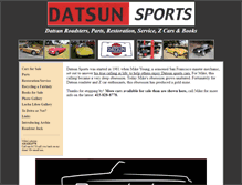 Tablet Screenshot of datsunsports.com